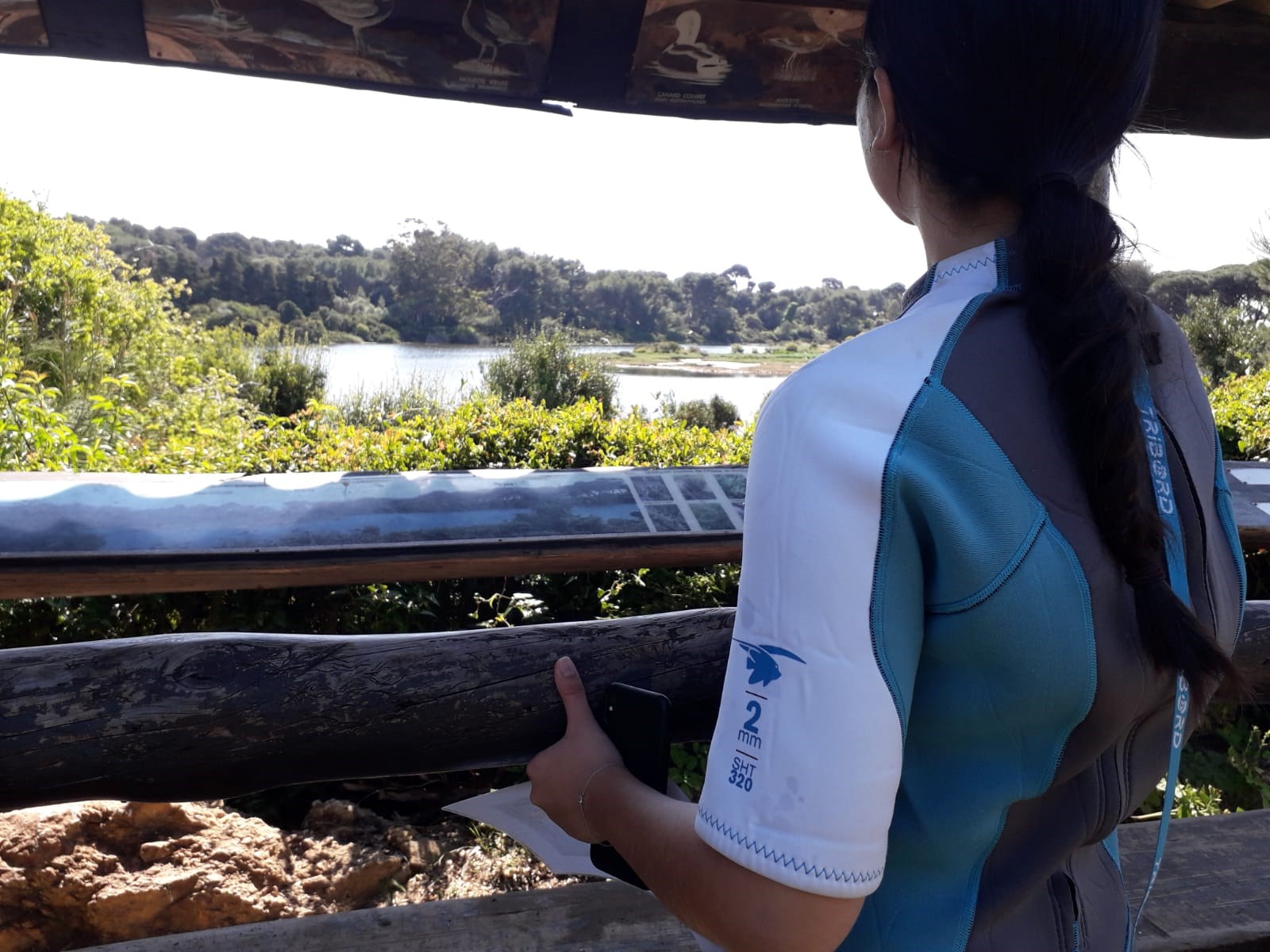 micro adventure aboard a duo kayak 
				in Cannes