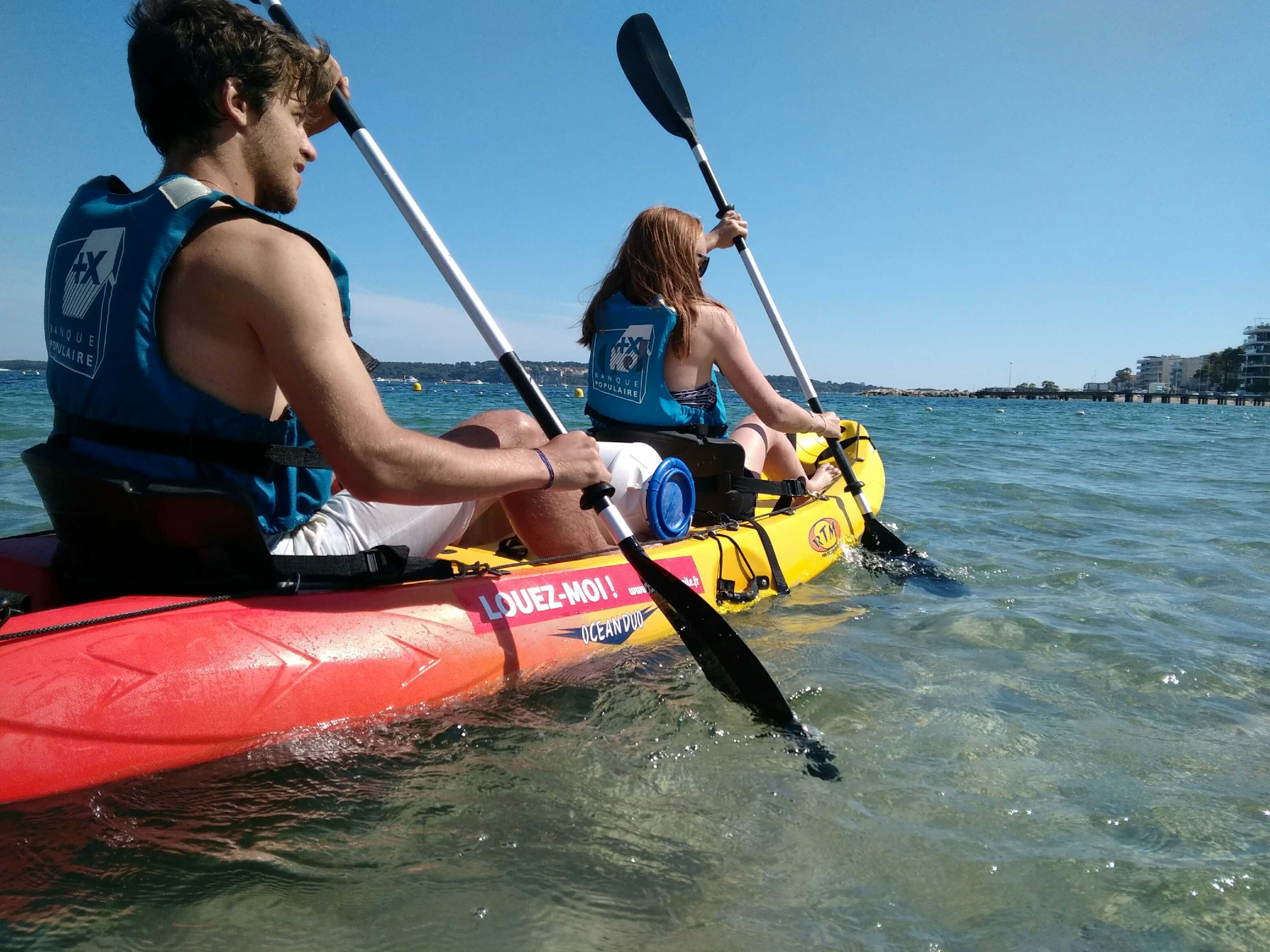 DOUBLE KAYAK RENTAL – CANNES – MOURRE ROUGE
