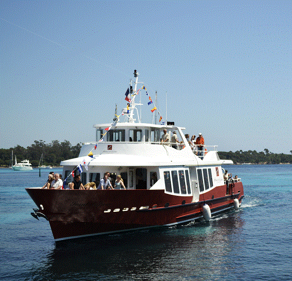 BOAT SHUTTLES TO SAINT HONORAT ISLAND IN CANNES