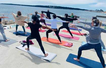 YOGA WEEKEND IN THE LERINS ISLANDS - by YOGA FLOW CANNES