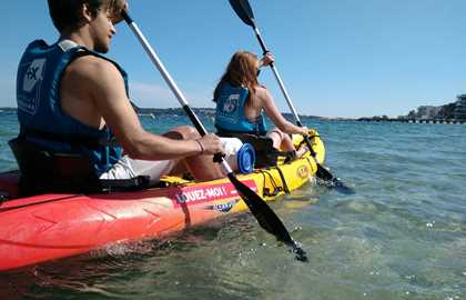 CANNES JEUNESSE - KAYAK RENTAL 2 PEOPLE IN CANNES
